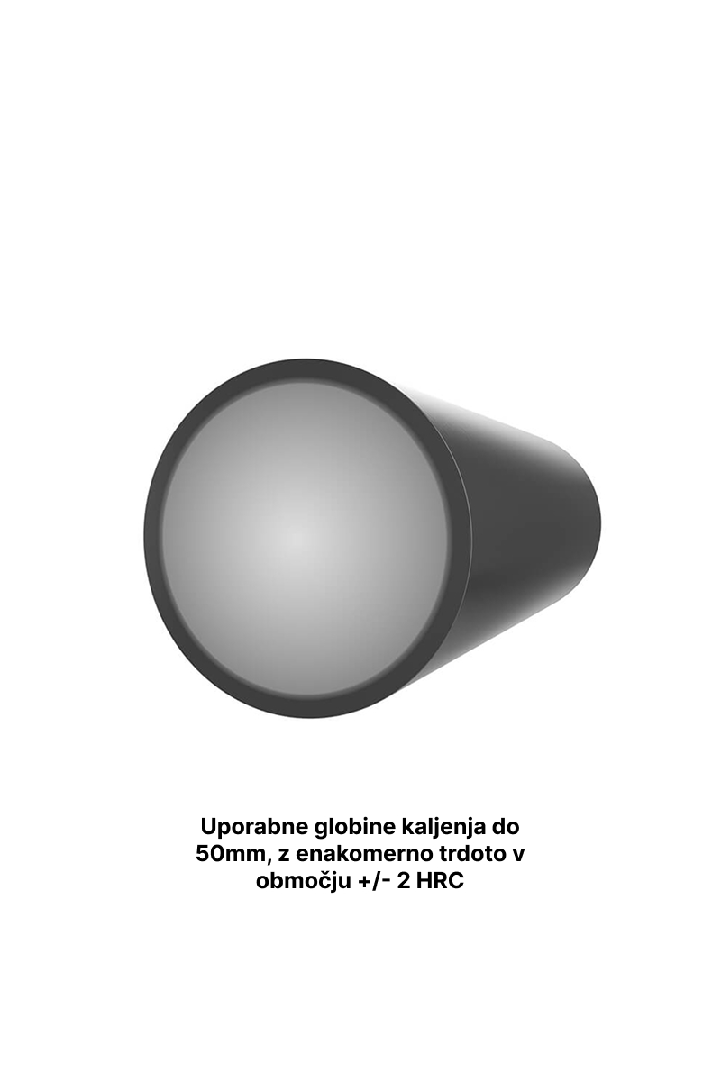 Uporabne globine kaljenja 50mm